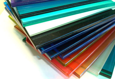 Windshield Colored Laminating Film , Colored Glass Film Thickness 0.3-1.52mm
